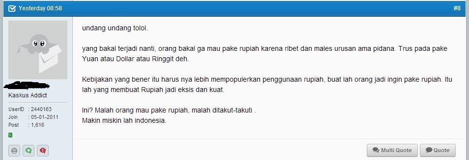 Menanggapi &quot;KOMENTAR&quot; penghuni kaskus yang ceplas ceplos tentang bangsa ini