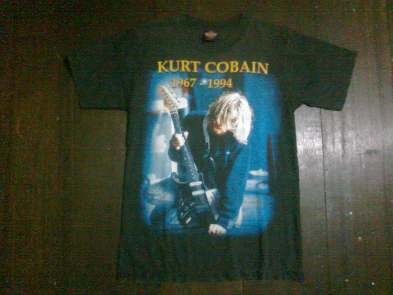 Kaos vintage kurt cobain, jimi hendrix