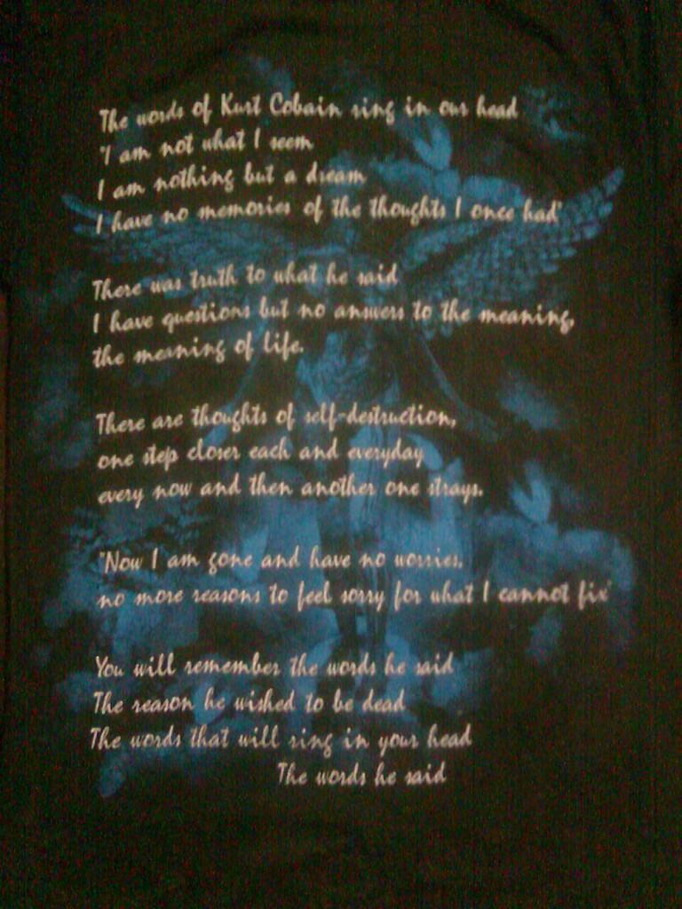 Kaos vintage kurt cobain, jimi hendrix