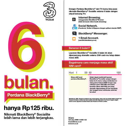 perdana 3 bb gratis 6 bulan cuma 113rb perdana jumbo cuma 17rb super muraaaahhhhhhhh