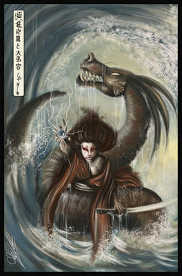 &#91;MYTH&#93; Susanoo, Dewa Badai dan Laut dalam Mitologi Jepang