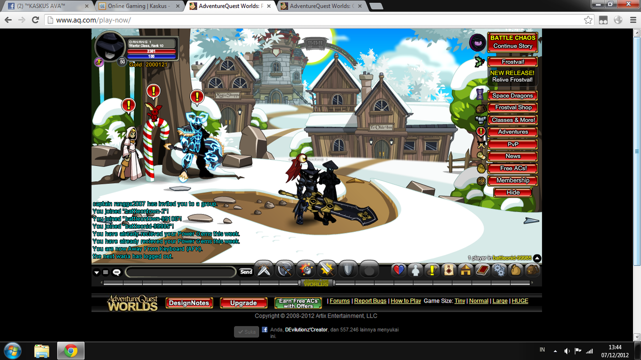 Dijual Char AQW