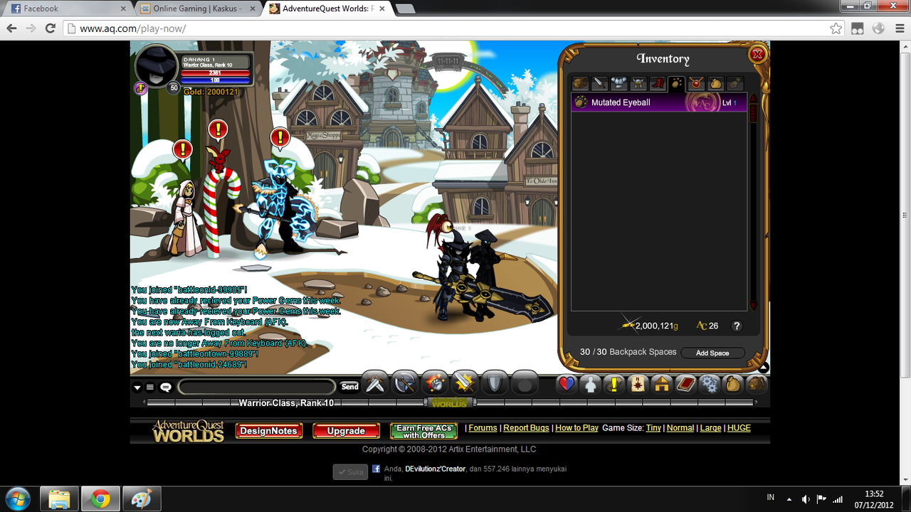 Dijual Char AQW