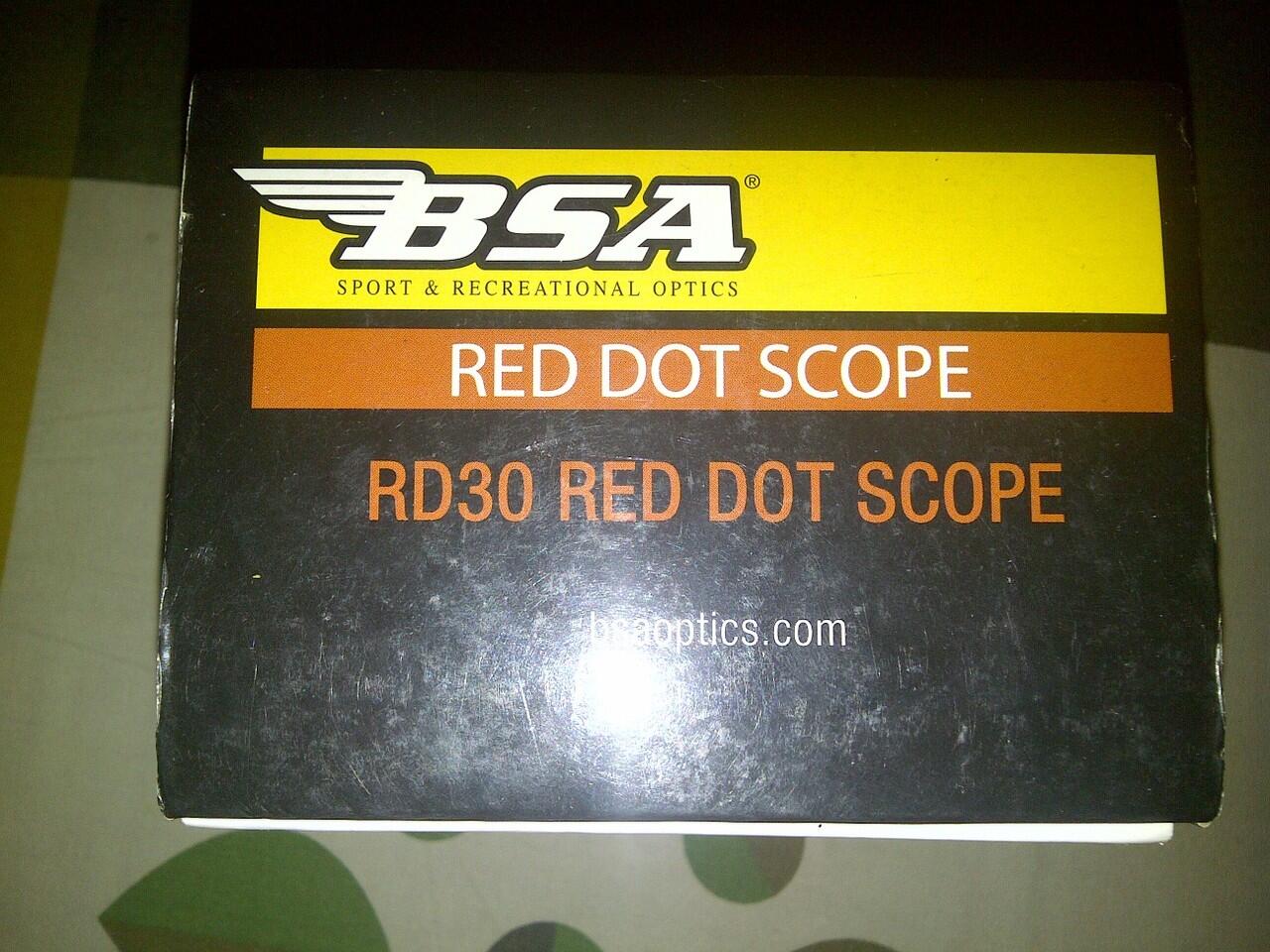 BSA RD30 Red Dot Scope