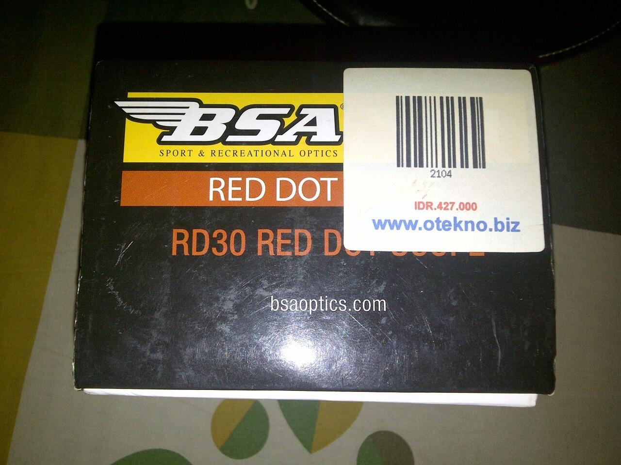 BSA RD30 Red Dot Scope
