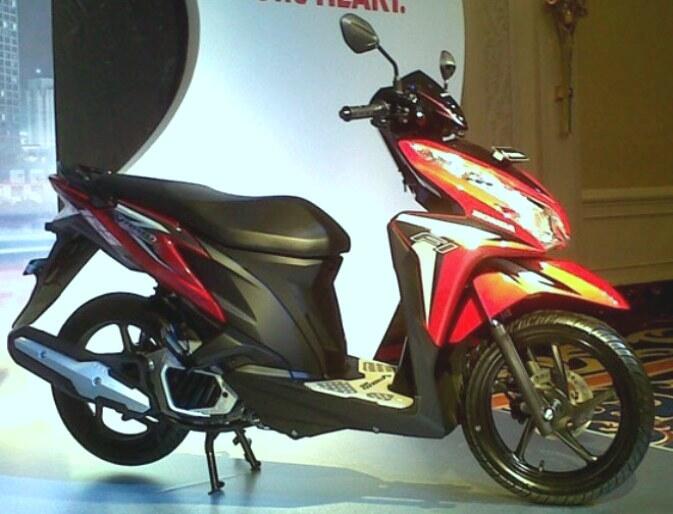 Honda Vario Techno 125 Merah Lunar Red. Cash & Kredit