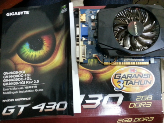 Gigabyte GT430 2GB DDR3 include okir se P.jawa SECOND
