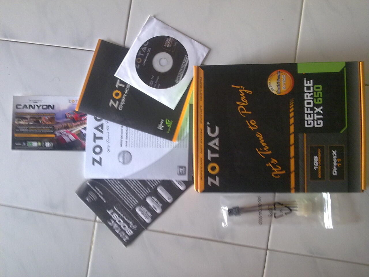 ZOTAC GTX 650 1G DDR5 128 BIT
