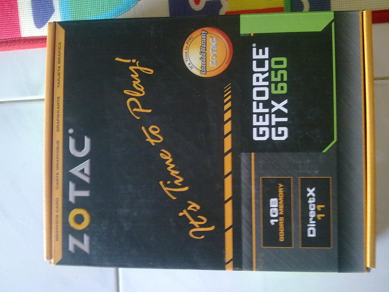 ZOTAC GTX 650 1G DDR5 128 BIT