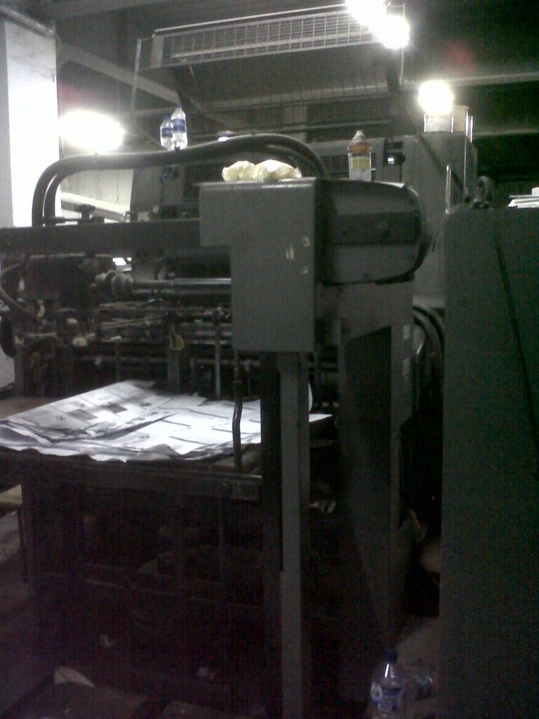 DIJUAL MESIN HEDELBERG SORM 1 SORSZ TAHUN 1995
