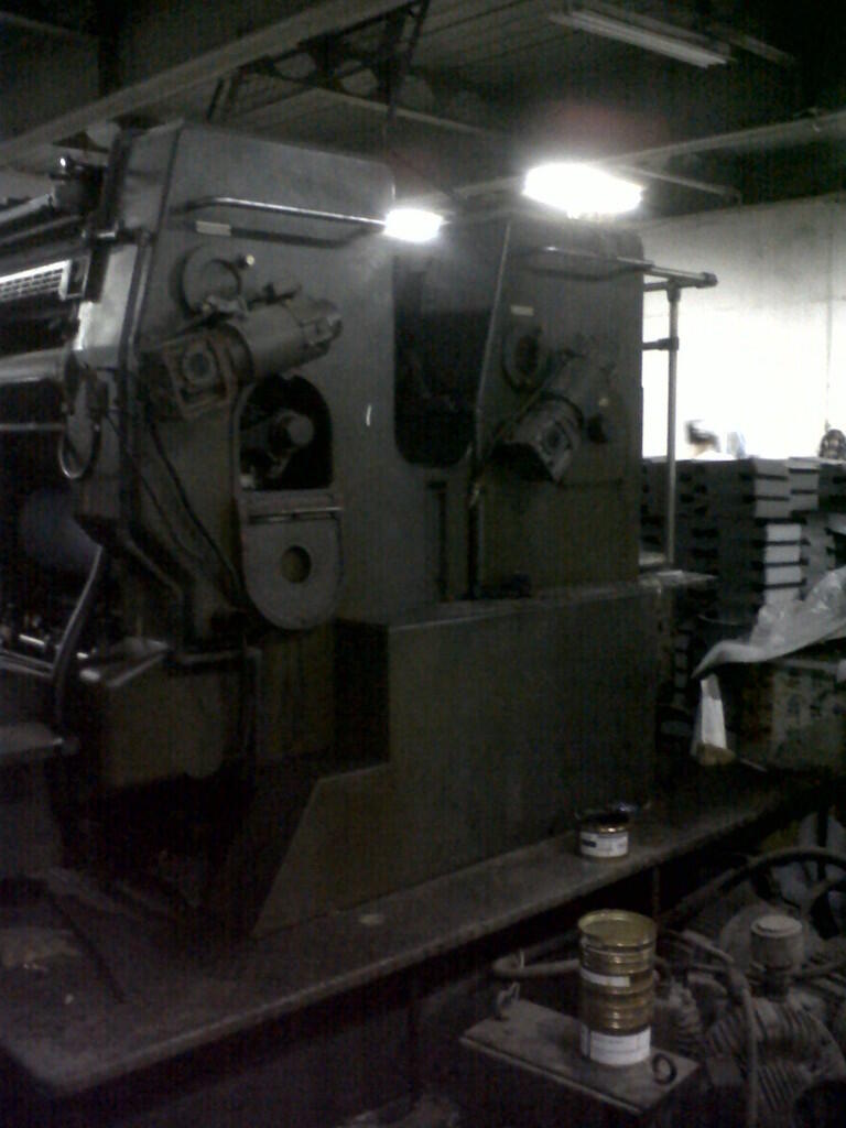 DIJUAL MESIN HEDELBERG SORM 1 SORSZ TAHUN 1995