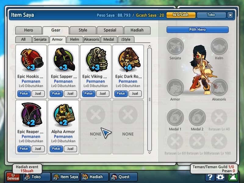 Jual char lost saga murah