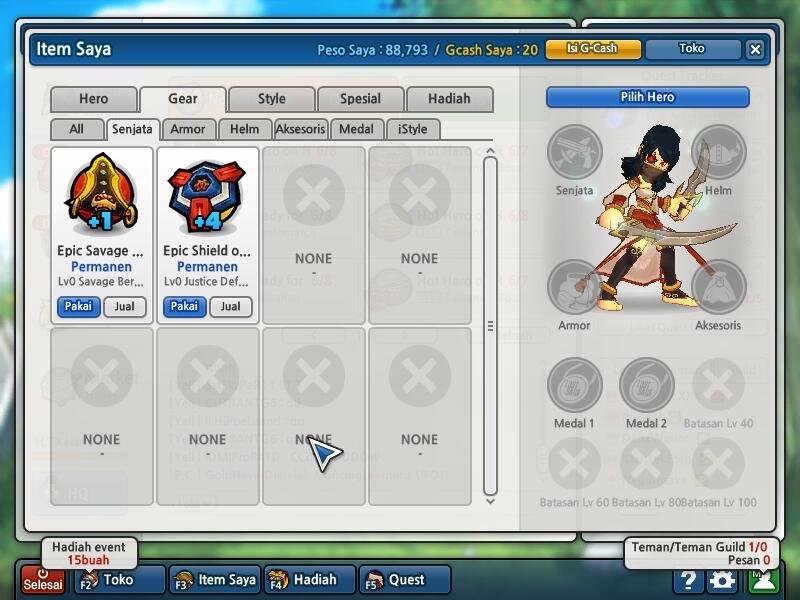 Jual char lost saga murah
