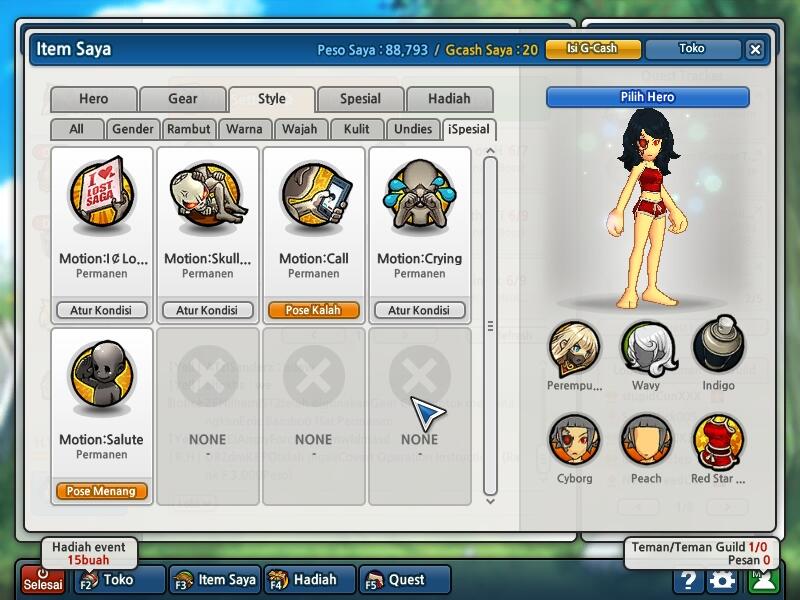 Jual char lost saga murah