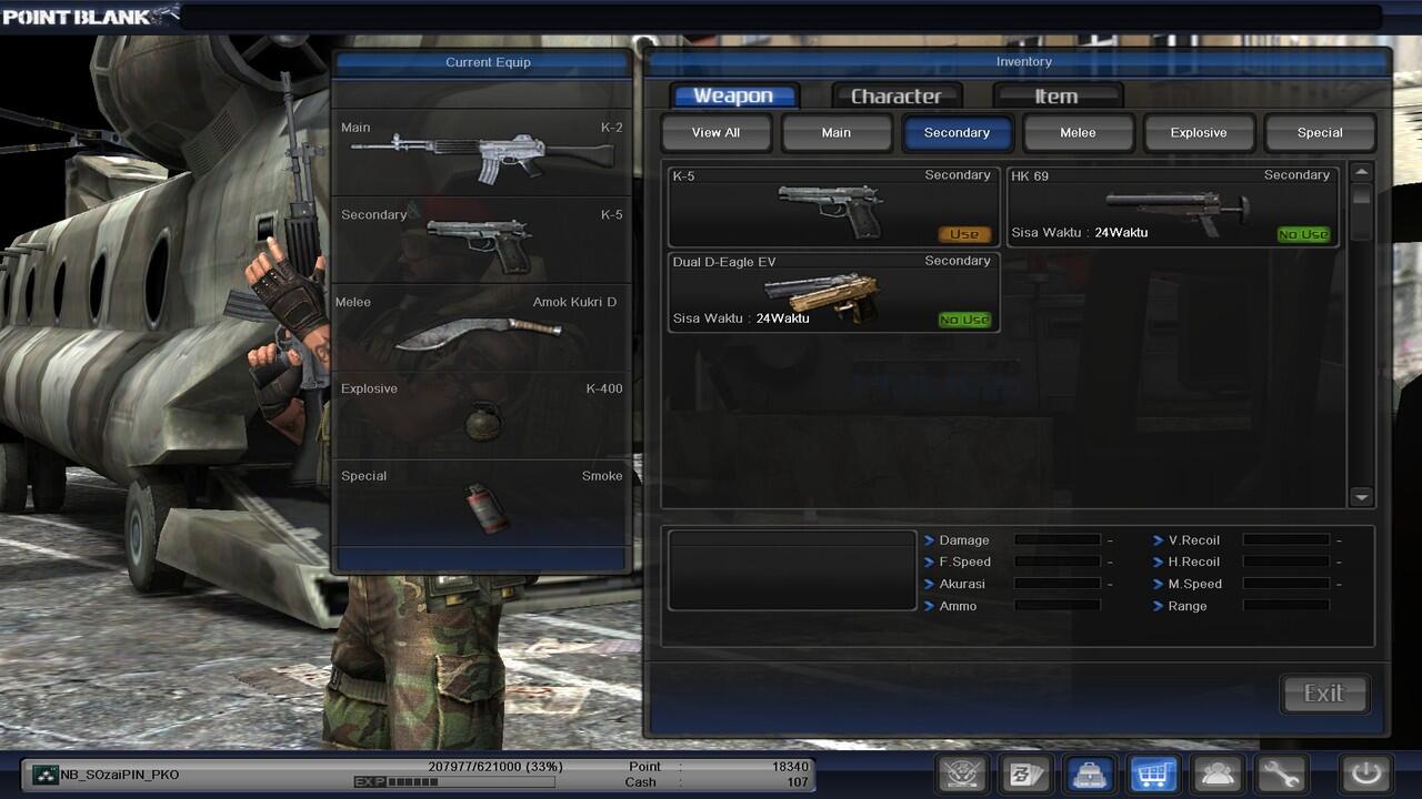 JUAL CHAR COLONEL GRADE 2 @ 700K NEGO SANTAI