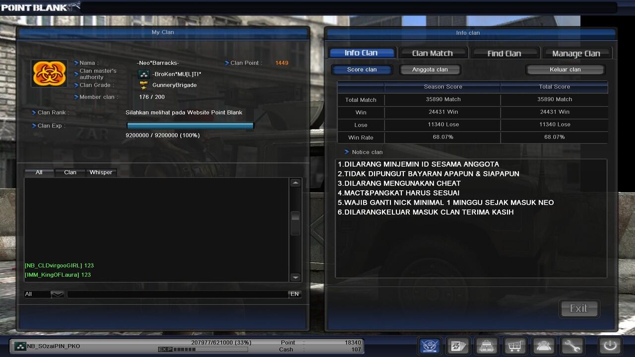JUAL CHAR COLONEL GRADE 2 @ 700K NEGO SANTAI