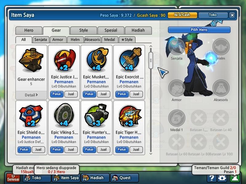 Sell Char LostSaga Data" lengkap dan Murah !