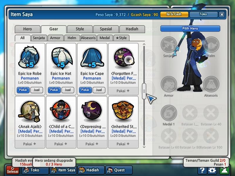 Sell Char LostSaga Data" lengkap dan Murah !
