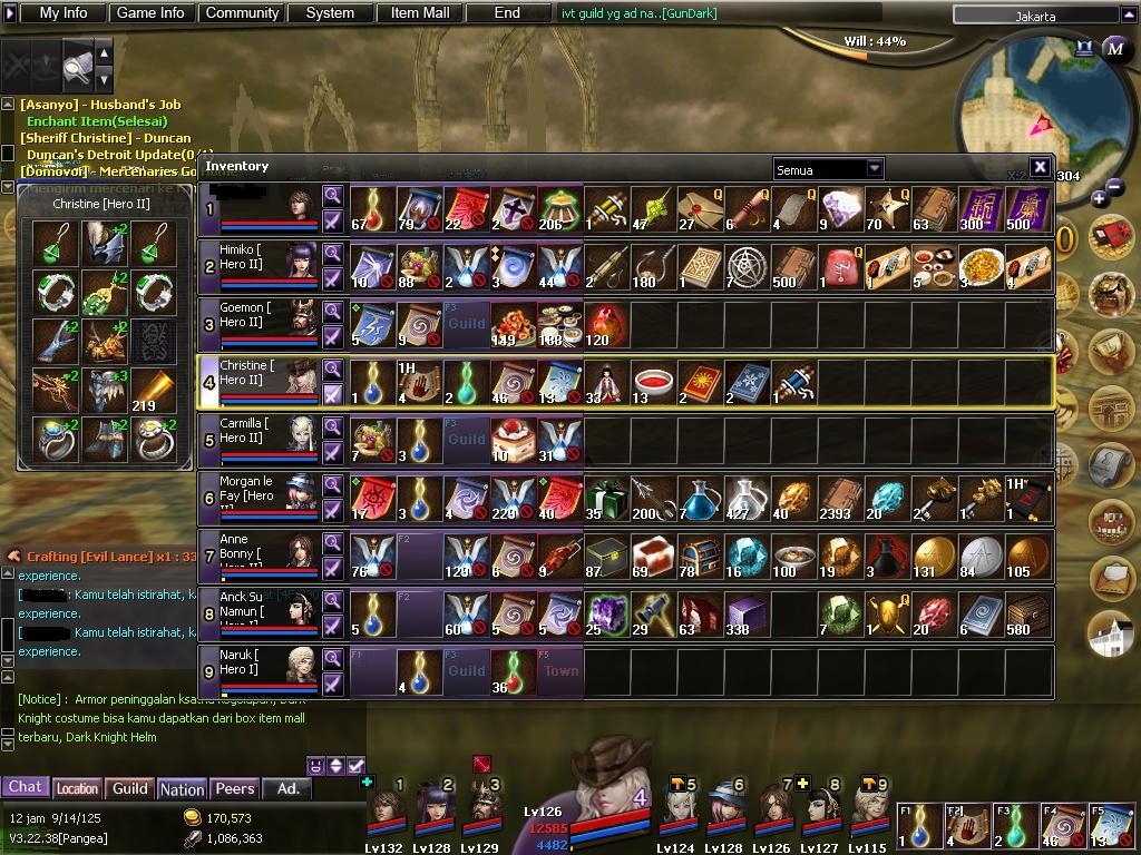 Jual Char Atlantica Online Pangea ( Bekasi )
