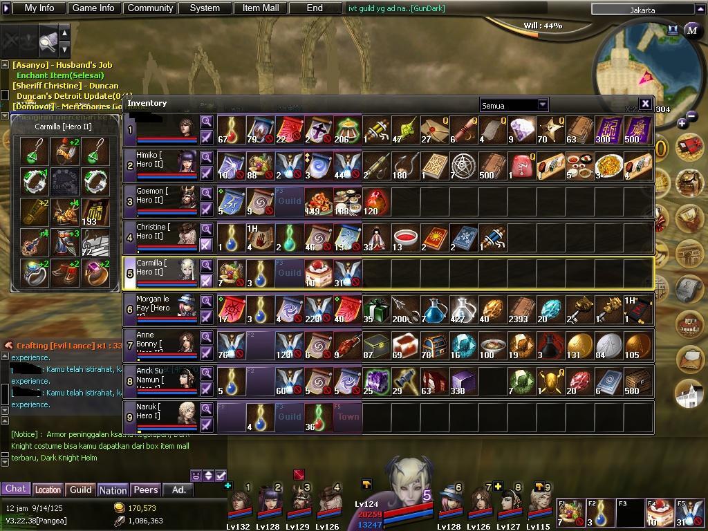 Jual Char Atlantica Online Pangea ( Bekasi )
