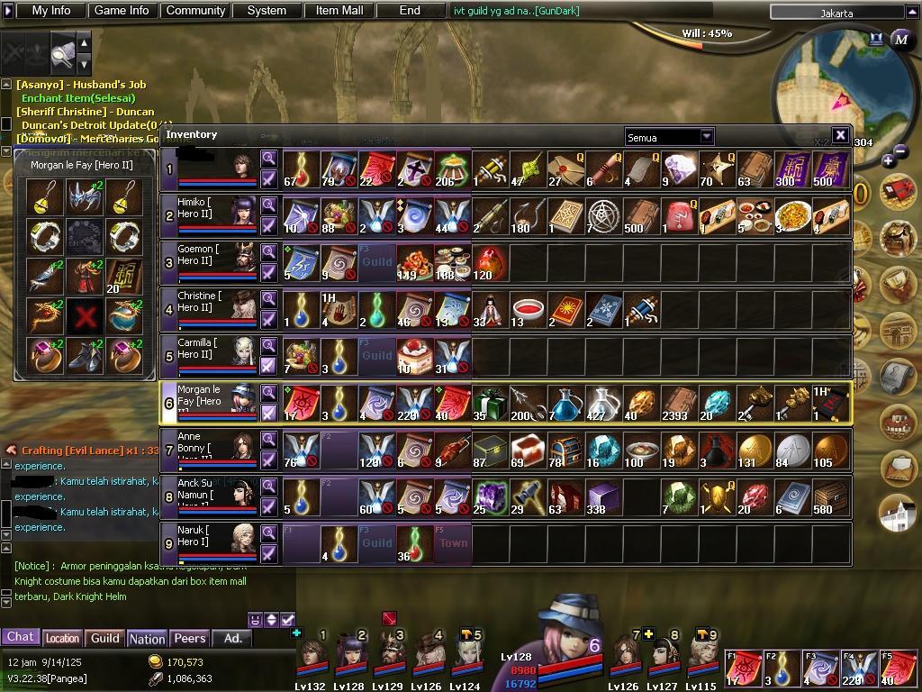 Jual Char Atlantica Online Pangea ( Bekasi )