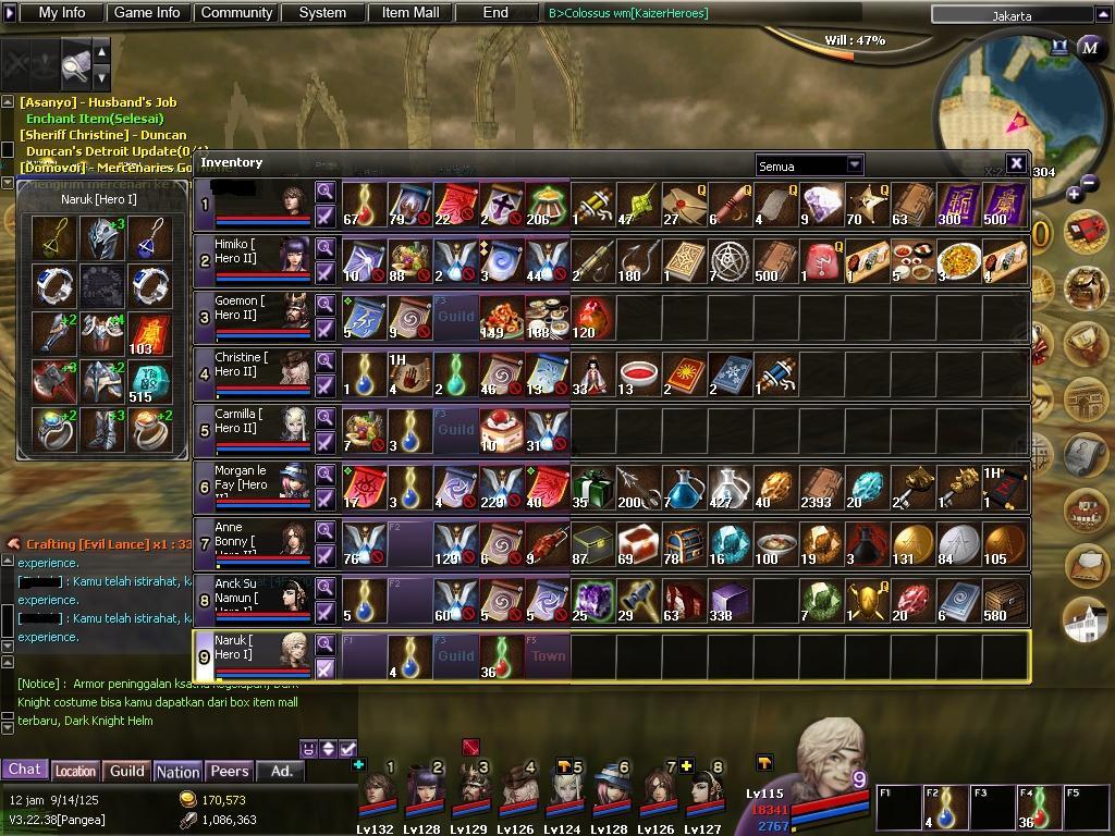 Jual Char Atlantica Online Pangea ( Bekasi )
