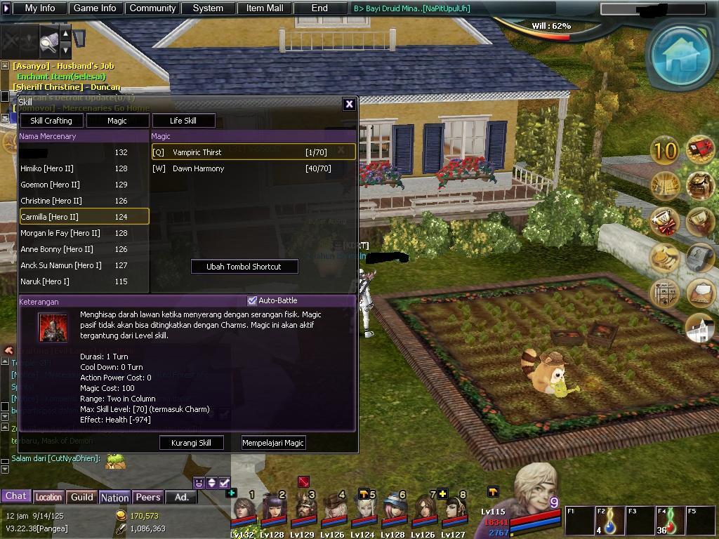 Jual Char Atlantica Online Pangea ( Bekasi )