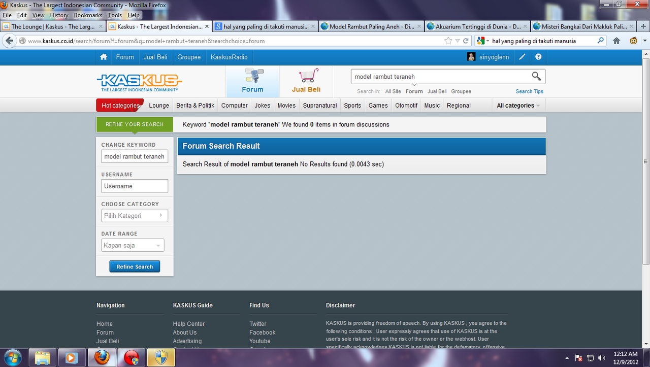 Model Rambut teraneh !! wajib masup gan , ente termasup yg mana ???