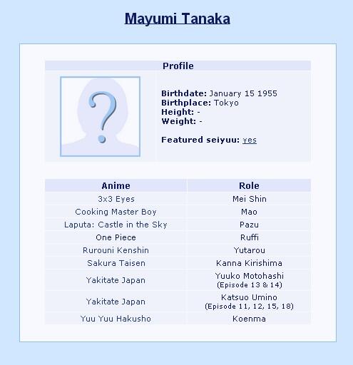 Seputar Seiyuu