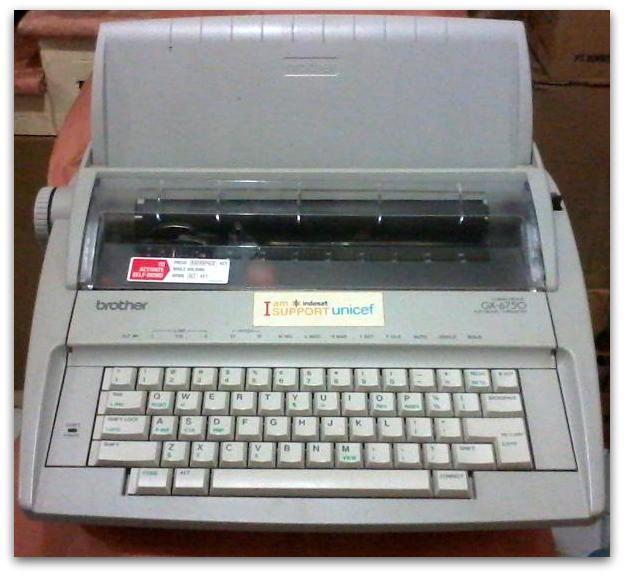 MESIN TIK BROTHER GX-6750, TEL/FAX PANASONIC KX-FT907, DLL EX KANTOR, 95%+, JAKARTA