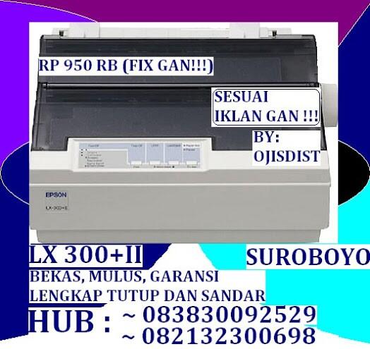PRINTER EPSON DOTMATRIX LX300+ (SURABAYA),ojisdist