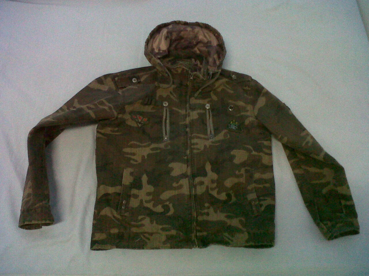 jual jaket motif tentara cocok buat main tembak tembakkan soft gun nih bro