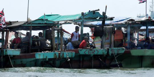 Masih di wilayah laut RI, polisi Malaysia rampas ikan nelayan