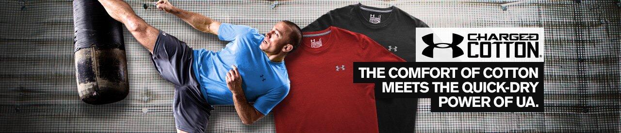 KAOS UNDER ARMOUR CHARGED COTTON 100%ORIGINAL Rp. 100.000