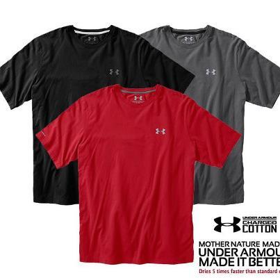 KAOS UNDER ARMOUR CHARGED COTTON 100%ORIGINAL Rp. 100.000