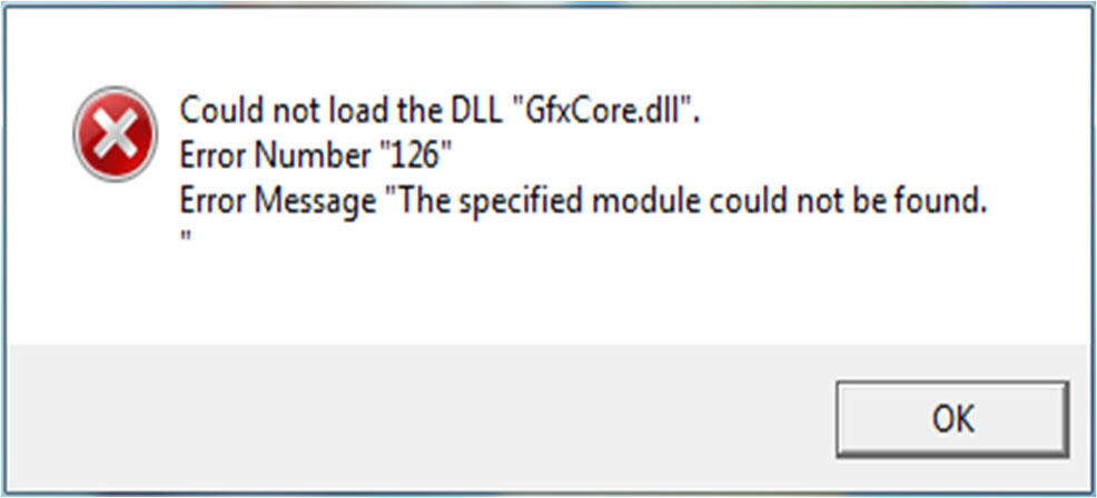 gfxcore dll error fifa manager 13 patch