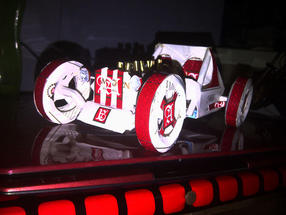 Terjual jual paper craft HOTROD car model kotak rokok | KASKUS