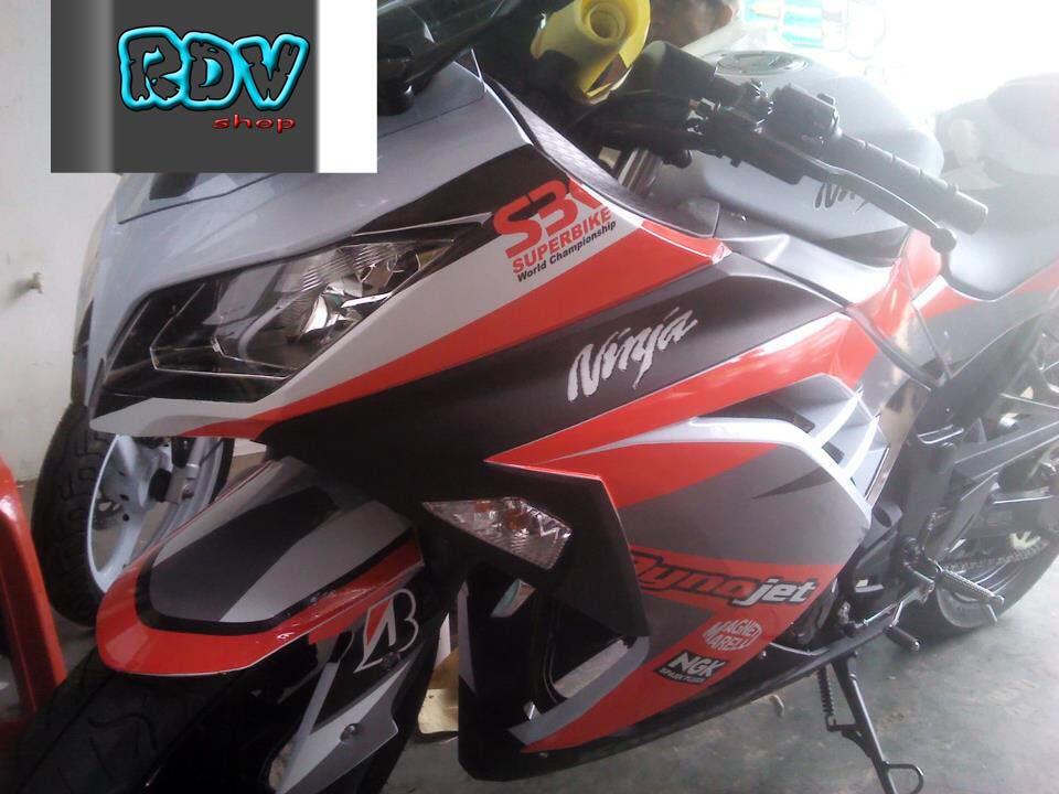 Terjual DECAL  CUSTOM UNTUK  SEMUA MOTOR  DESAIN SUKA SUKA 