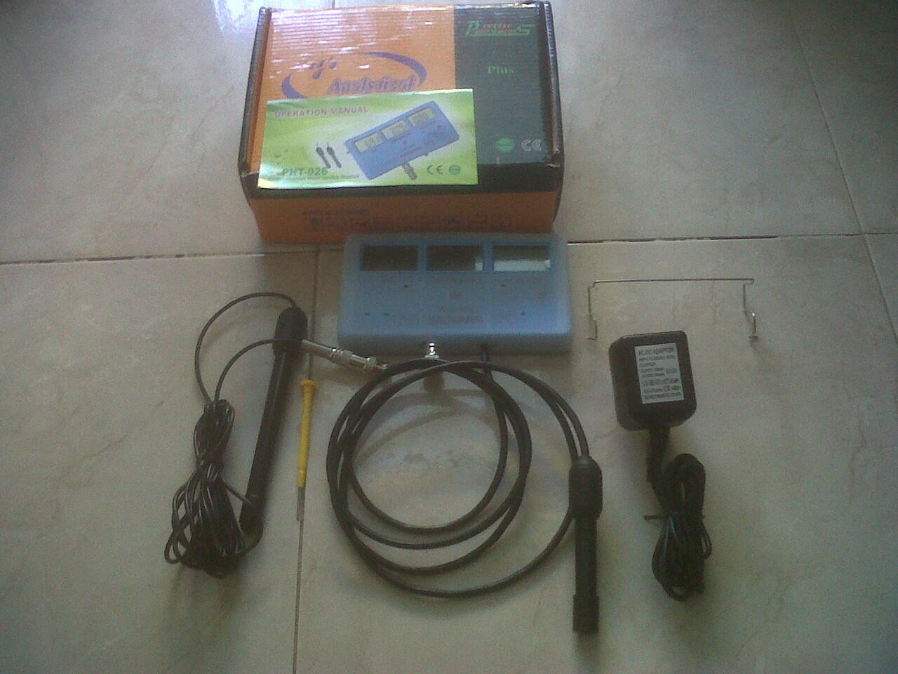 6 in 1 digital PH,F,C,EC,CF dan TDS (ppm)