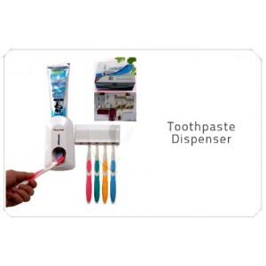 TOOTHPASTE DISPENSER AND BRUSH HOLDER