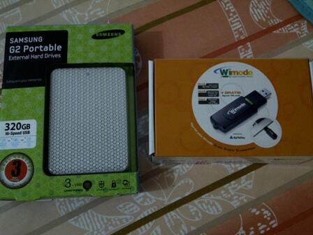 Jual HDD Ext SAMSUNG 320gb msh garansi BONUS USB Modem Surabaya