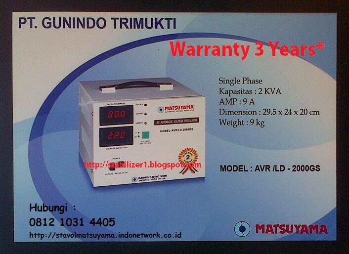 Stabilizer dengan system servo motor