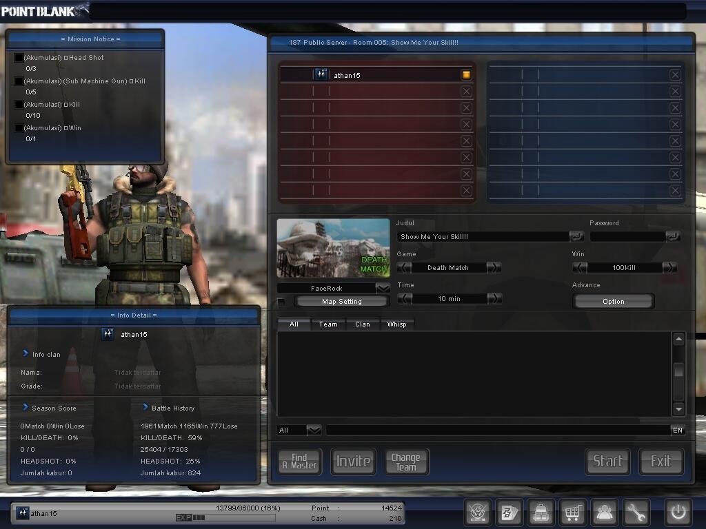~ WTS ~ Char PB ( Point Blank ) termurah !!!! diamond - Mayor/Major