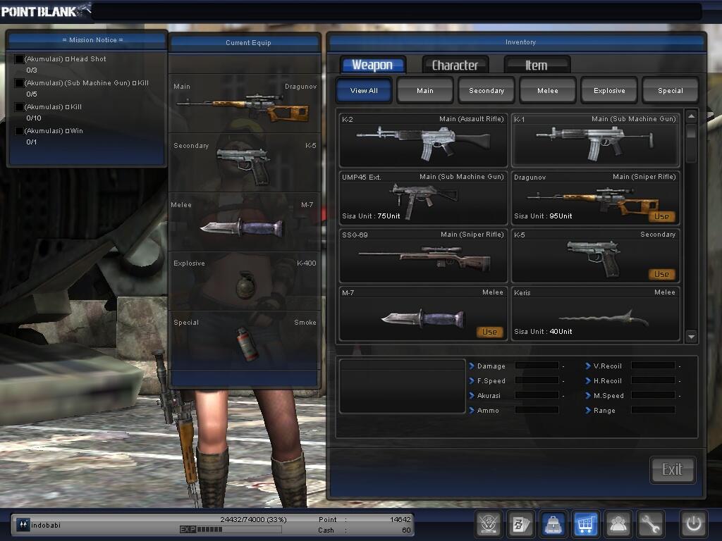 ~ WTS ~ Char PB ( Point Blank ) termurah !!!! diamond - Mayor/Major