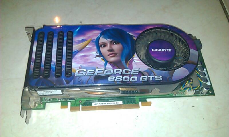 GIGABYTE GV-NX88S320H-B-RH GeForce 8800 GTS 320MB 320-bit GDDR3 PCI Express x16 HDCP