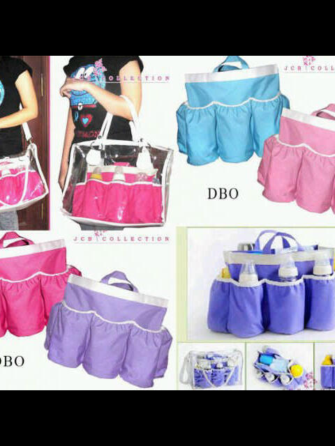 jual DBO (Diaper Bag Organizer) + tas transparannya loh bunda