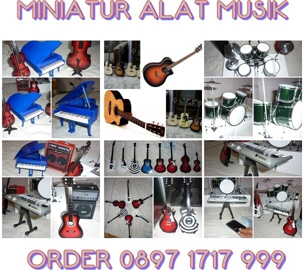 miniatur alat musik lengkap