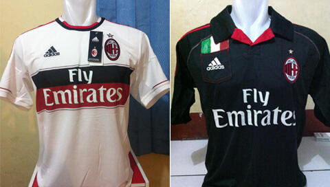 Soccer Jersey Grade Ori & Player Issue, SELUSIN @120rb