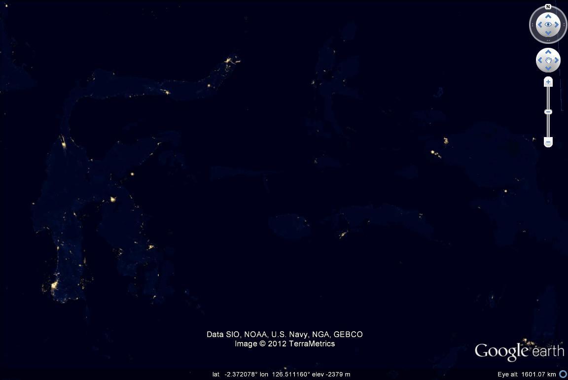 Citra Satelite Wilayah Indonesia di Malam Hari