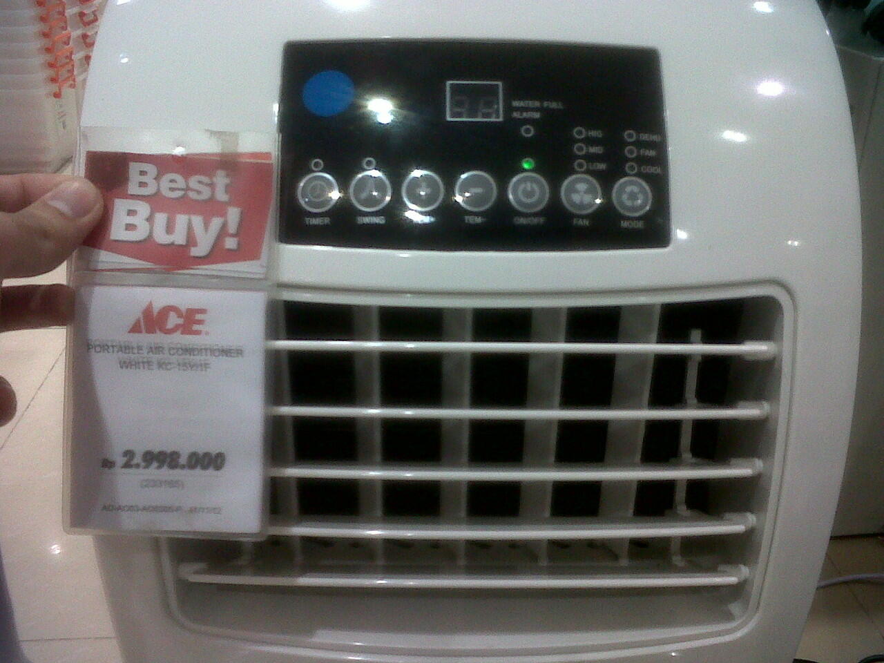 Terjual AC/Air Conditioner PORTABLE (bukan air cooler) 1/2 